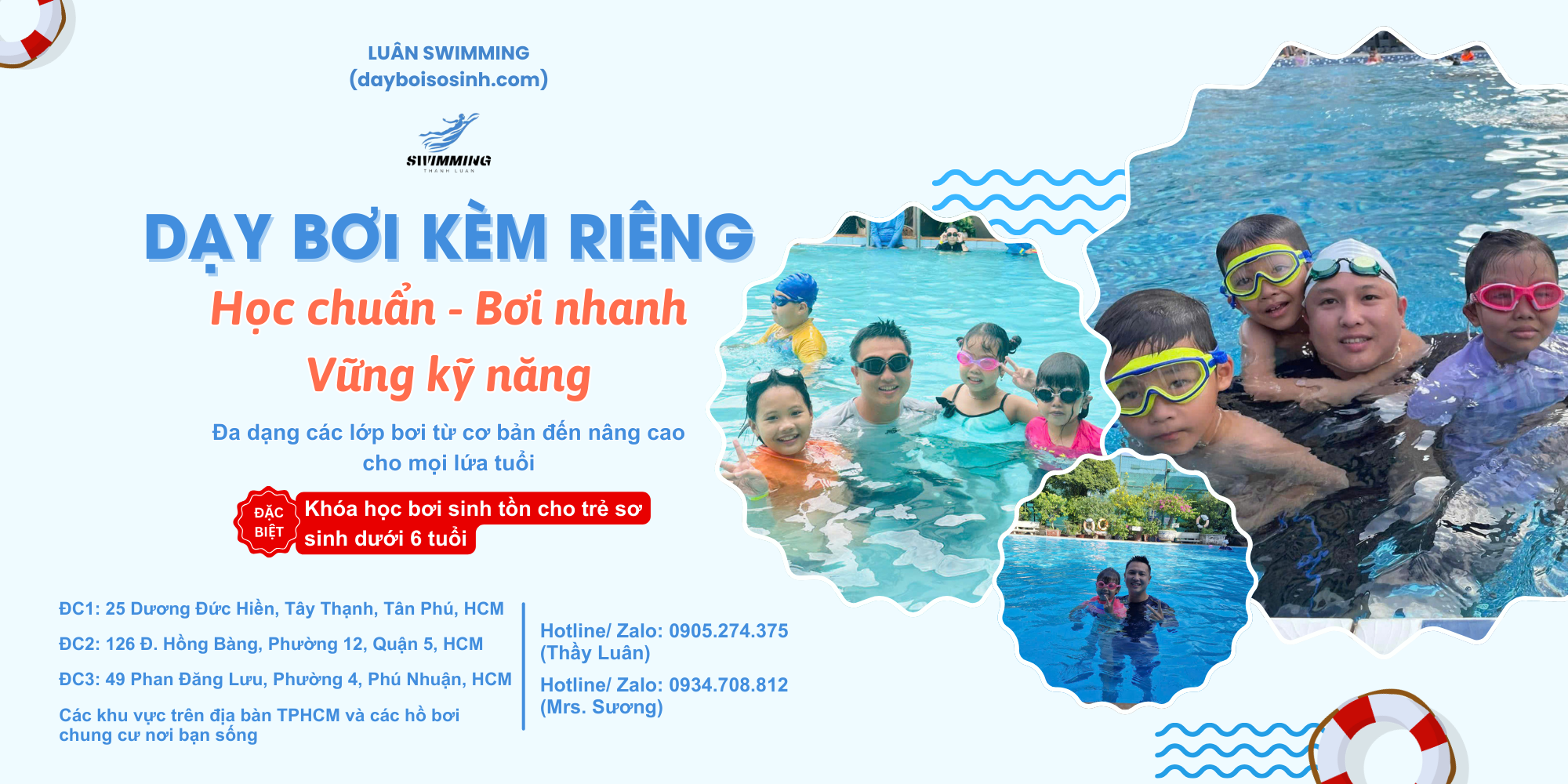dạy bơi sài gòn